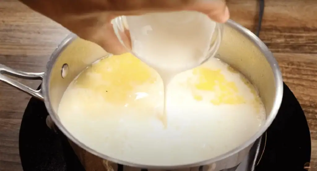 Southern Shrimp and Grits preparation