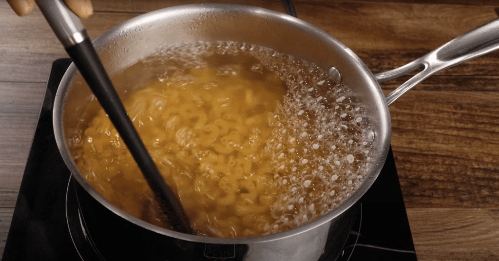 baked mac and cheese
macaroni and cheese
elbow macaroni boiling