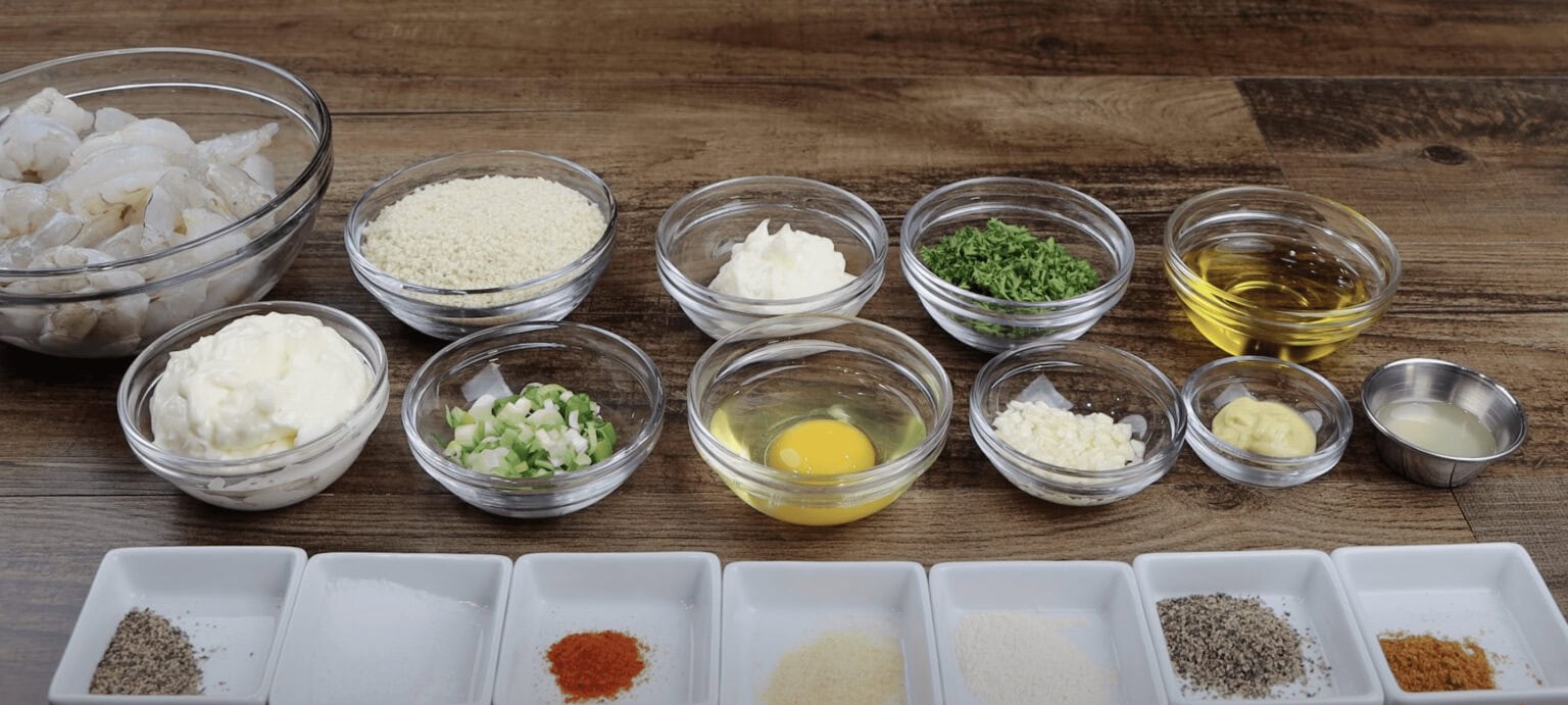 ingredients for shrimp cake