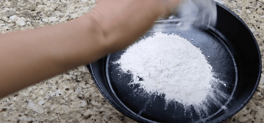 Flour in a pan
Gumbo Recipe