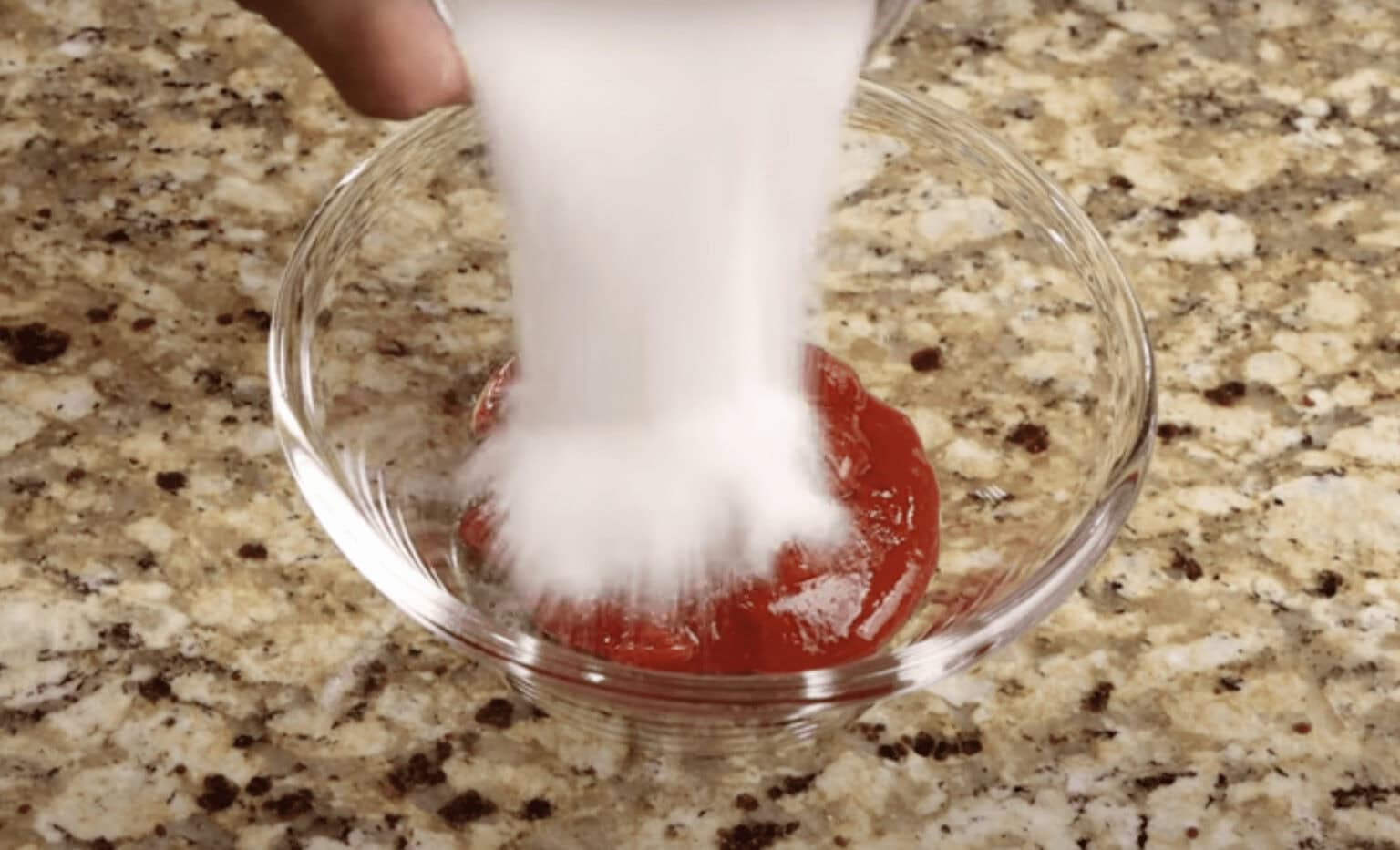 Making the Sauce for Sweet and Sour Chicken 