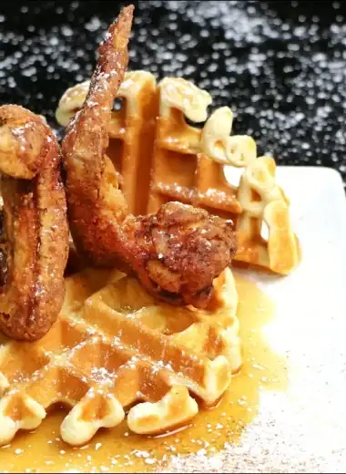 Chicken and waffles