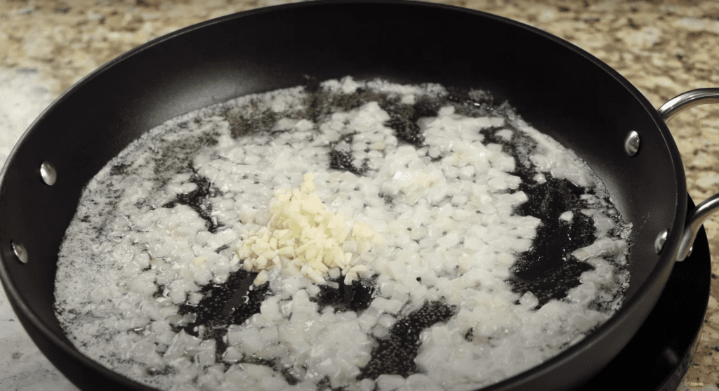 making the cheese sauce