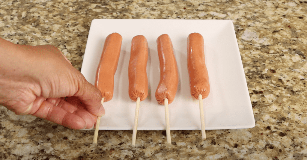hotdogs on a stick