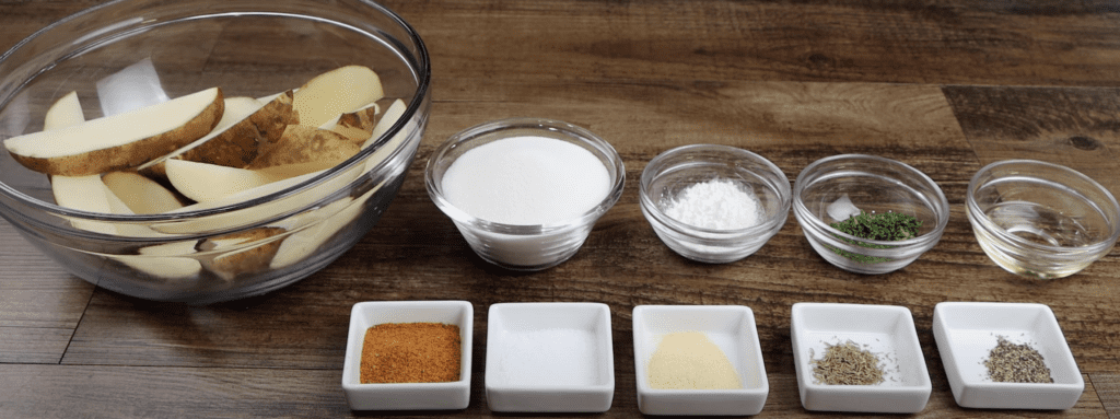 Ingredients for Potato wedge