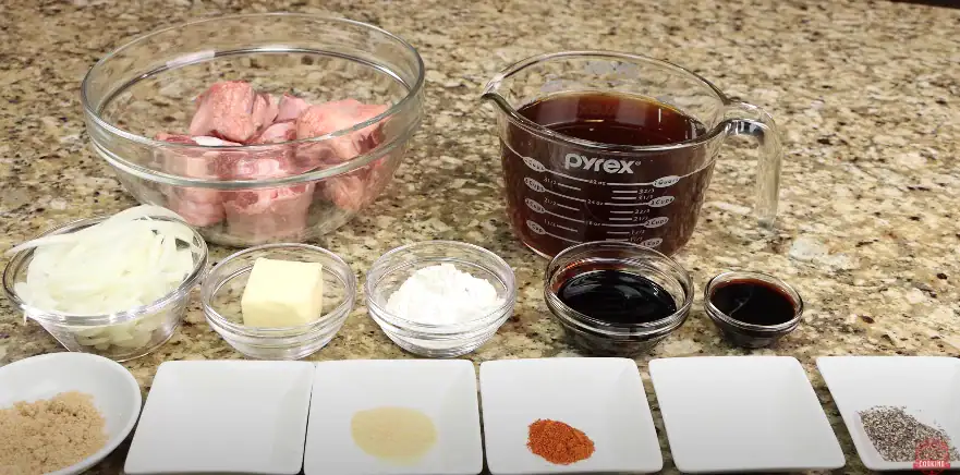 Ingredients for Slow Cooker Oxtails