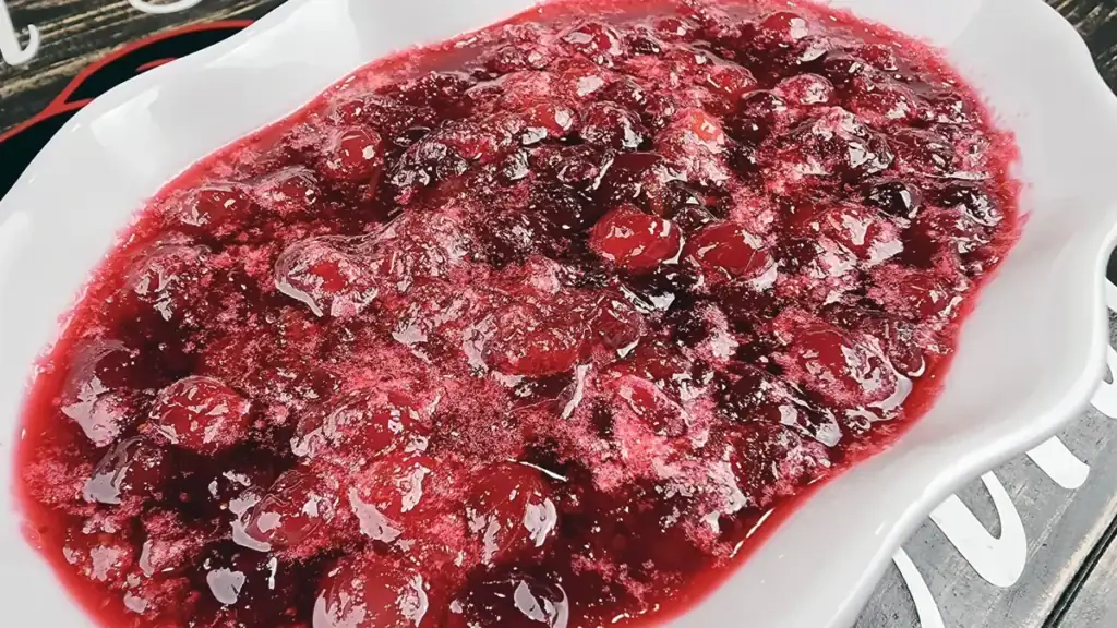 Homemade Cranberry Sauce with Orange Marmalade