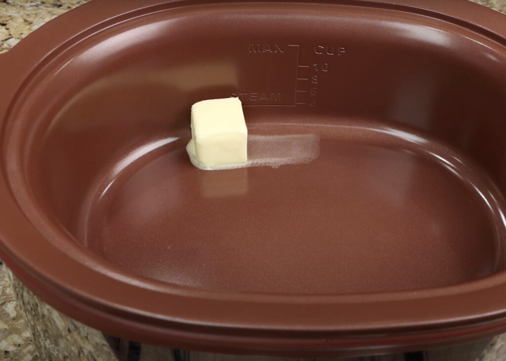 butter in slow cooker