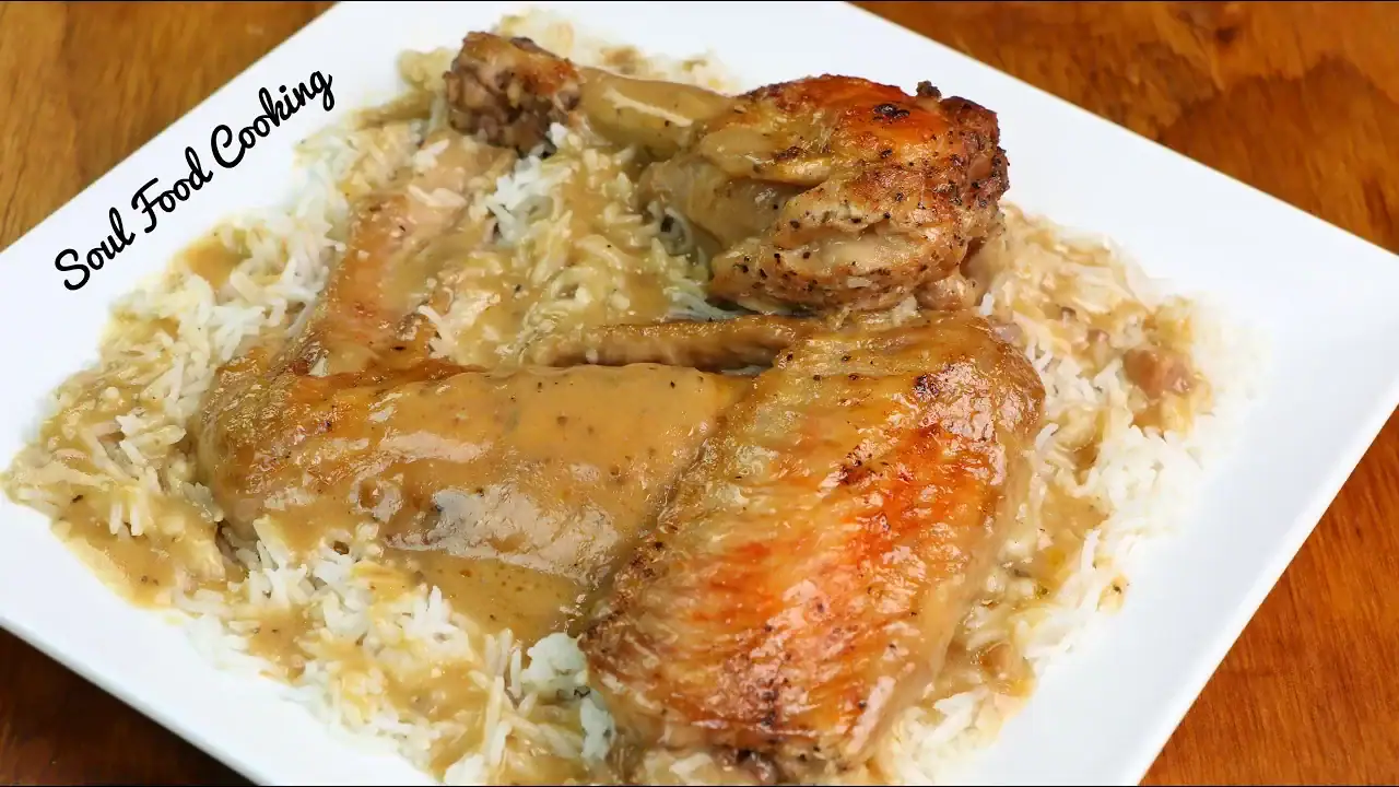 smothered turkey wings