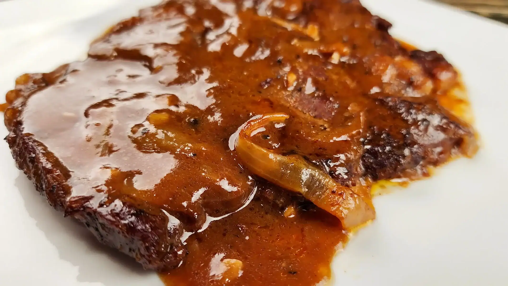 smothered steak and onion