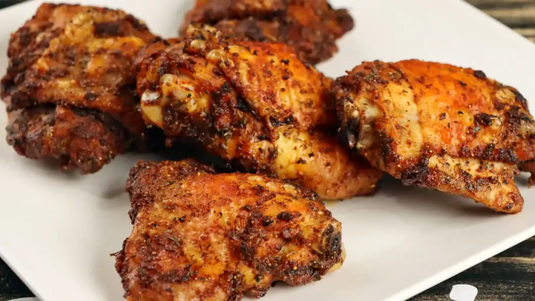 Crispy Oven Baked Chicken Thighs