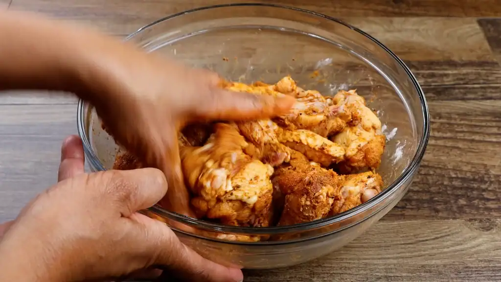 seasoning the chicken