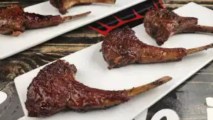 Honey Glazed Lamb Chops