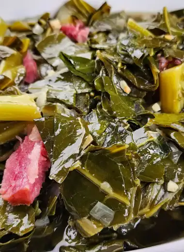 Slow Cooker Collard Greens - Soul Food