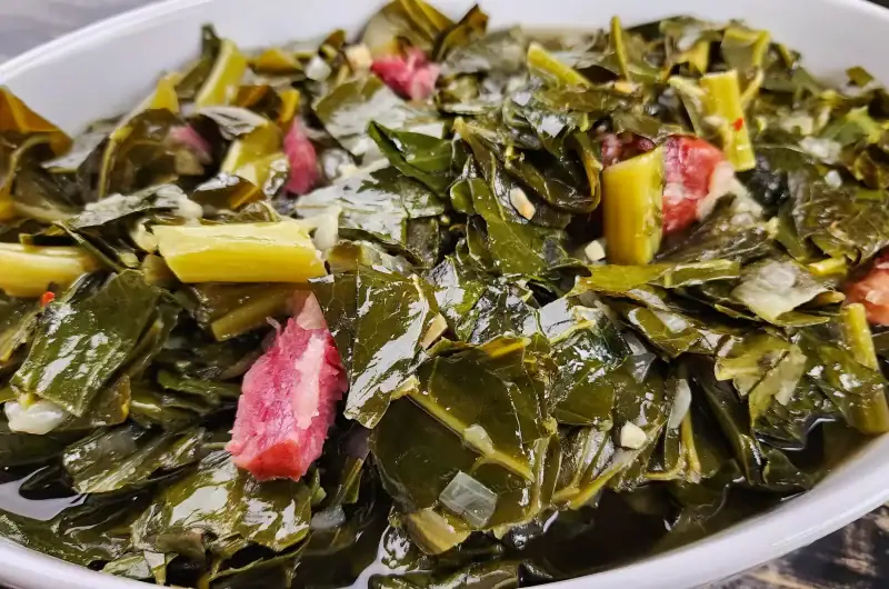 Slow Cooker Collard Greens - Soul Food
