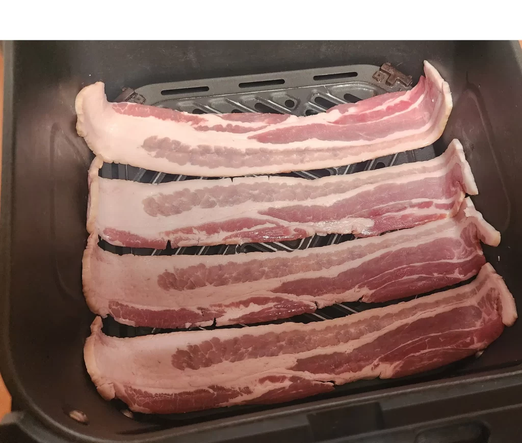 raw bacon 