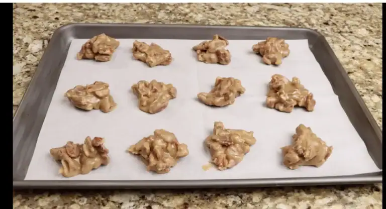 Pralines on Parchment Paper