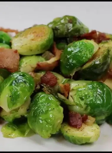 Brussel Sprouts with bacon