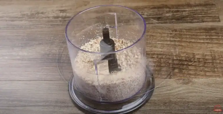 Finely chop nuts using food processor