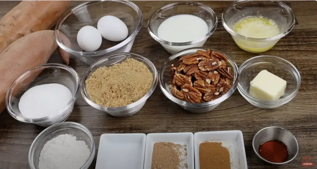 Sweet Potato Casserole Ingredients