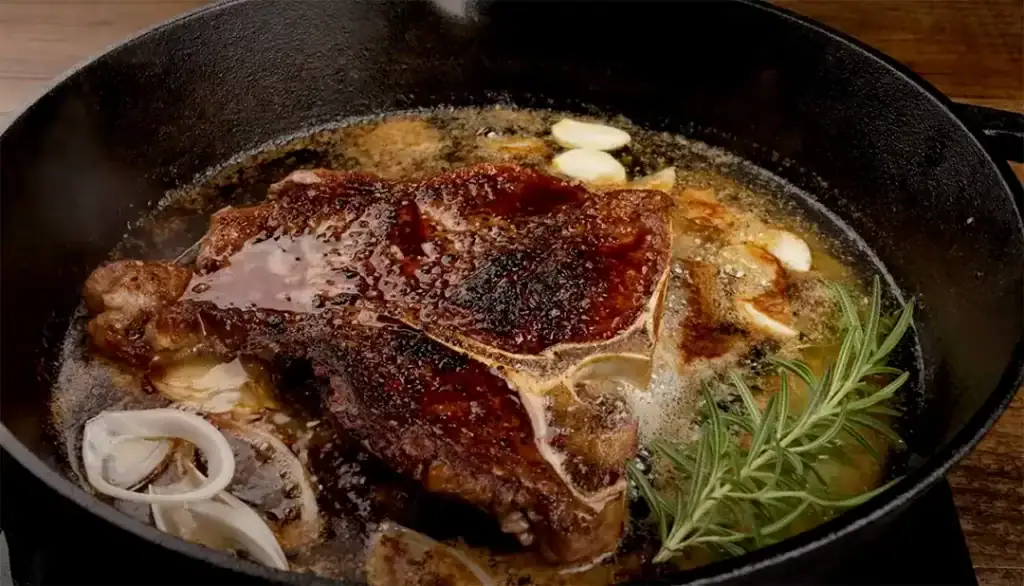 Pan Fried Porterhouse Steak