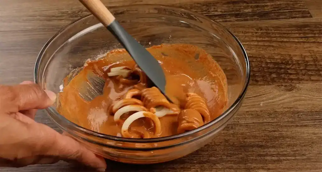 Coating the Curly Fries