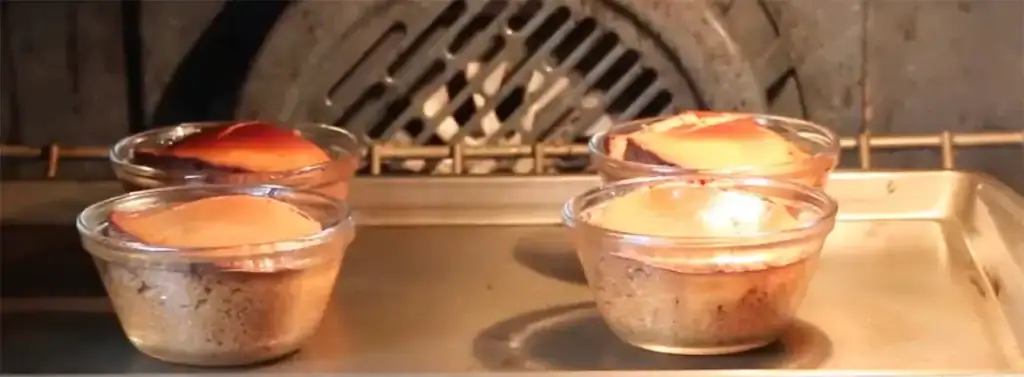 Baking the Chocolate Lava Cake