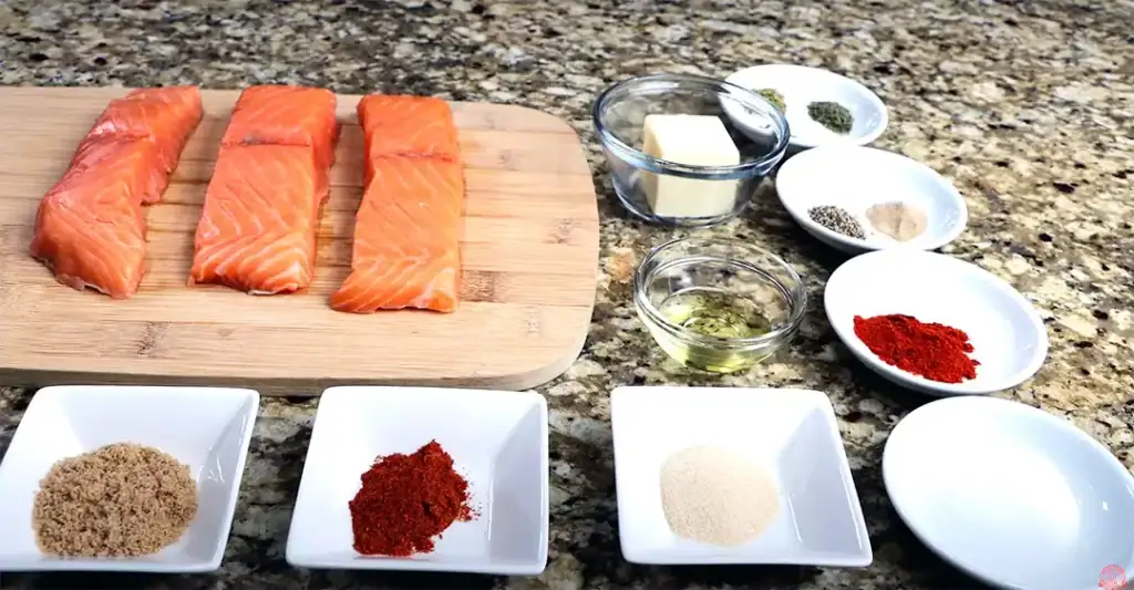 Ingredients for Blackened Salmon