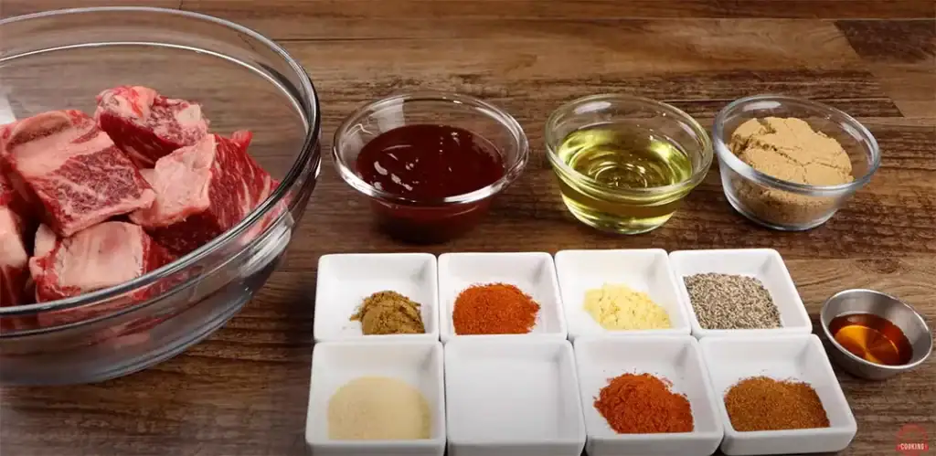Ingredients for Beef Short Ribs