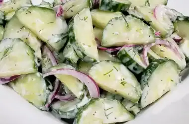 Creamy Cucumber Salad