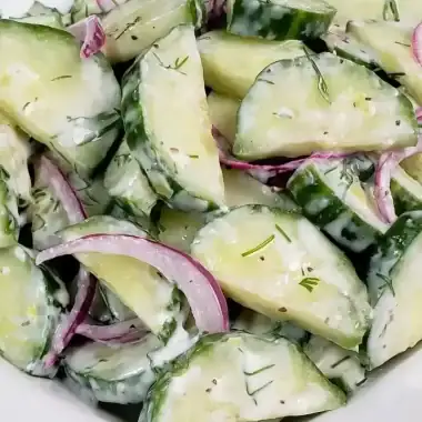 Creamy Cucumber Salad