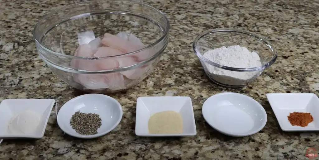 Fried Tilapia Ingredients