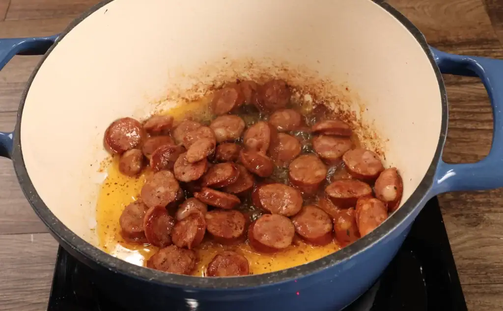 Andouille Sausage for Fried Cabbage