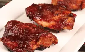Smoked BBQ Chicken Thighs