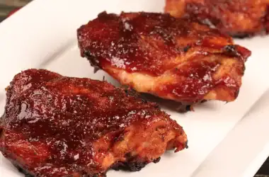 Smoked BBQ Chicken Thighs