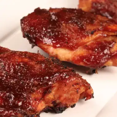 Smoked BBQ Chicken Thighs