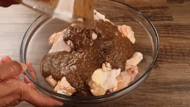 Marinating the Chicken for Jerk Chicken