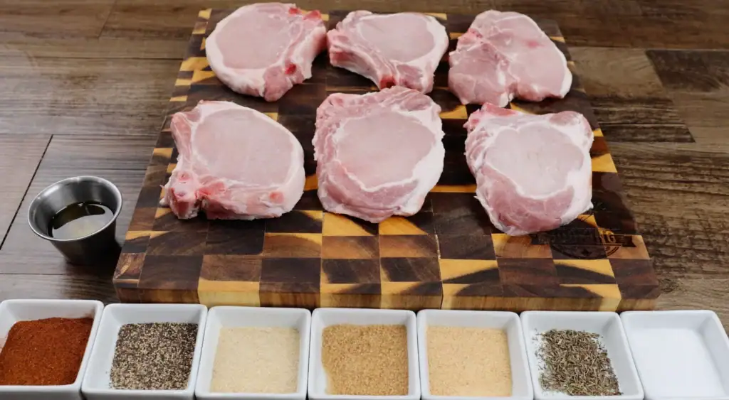 Ingredients for Oven Baked Pork Chops