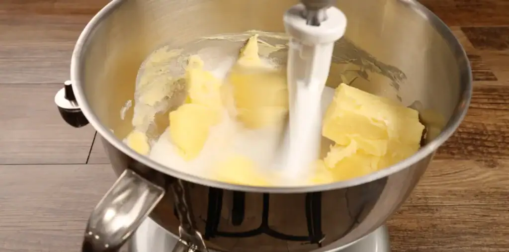 Creaming Butter and Sugar for Butter Pound Cake