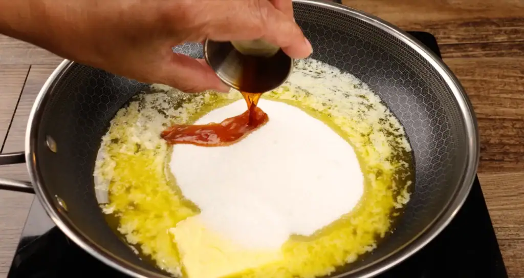 Making the Butter Drizzle