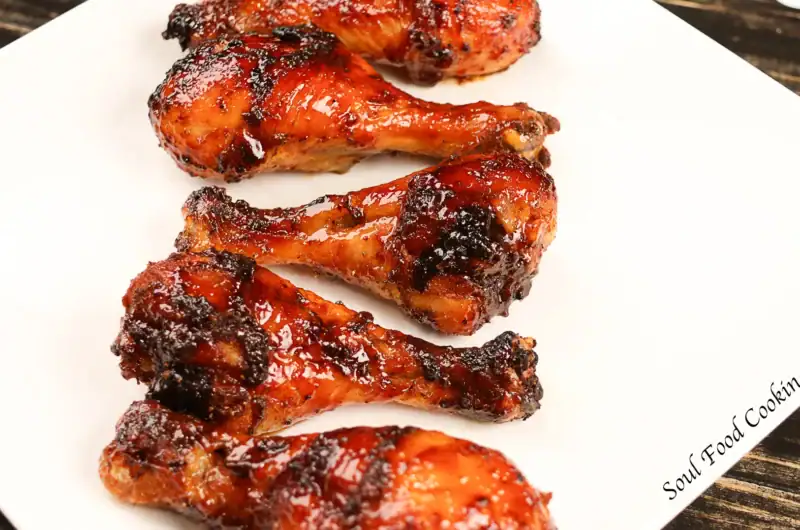Air fryer BBQ Chciekn Legs