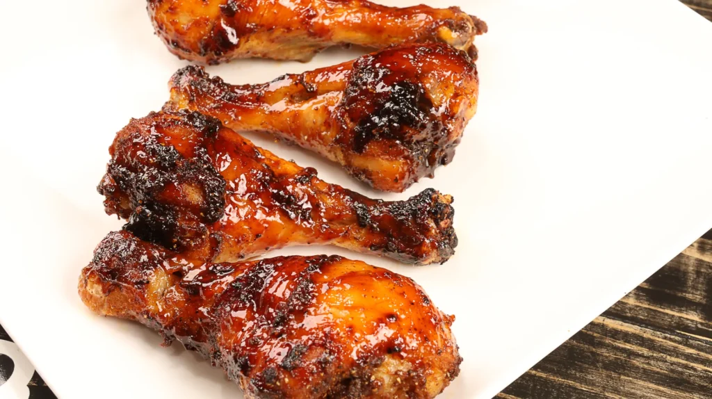 Honey BBQ Airl Fryer Chicken Legs
