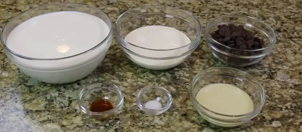 Ingredients for Homemade Hot chocolate