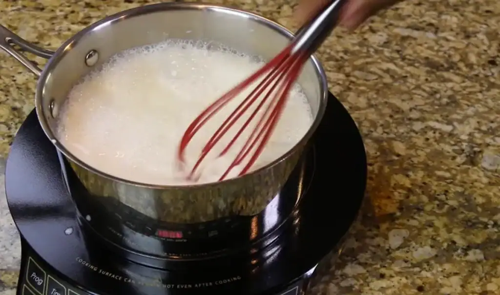 Warming Milk for Homemade Hot Chocolate