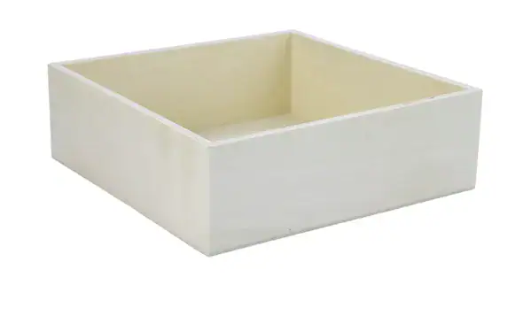 rectangular wooden box