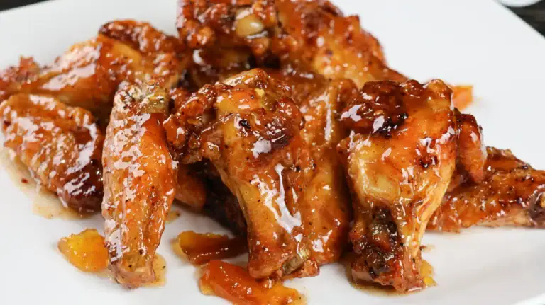 Peach Cobbler Wings