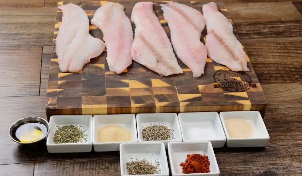 Ingredients for Baked Rockfish