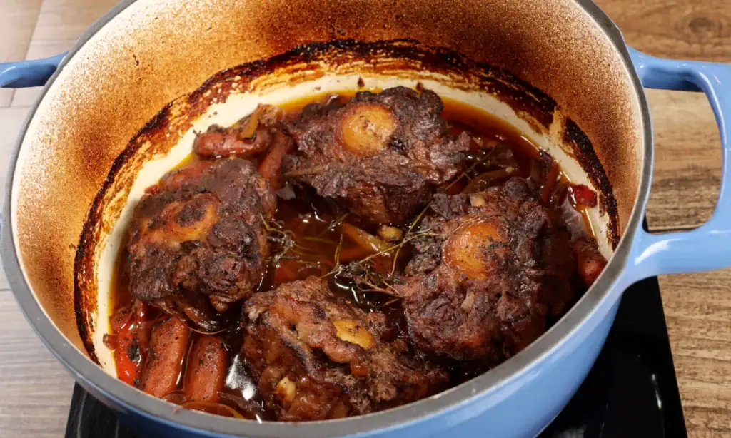 Braised Oxtails in a Dutch Oven