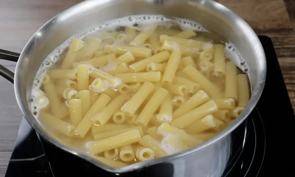 Making the Ziti Pasta