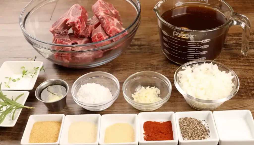 Ingredients for Beef Neck Bones Recipe